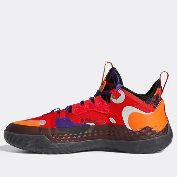 Adidas Harden Vol. 5 Futurenatura G55811 Red / Multi-Color Men's Size 8 - Picture 3 of 7